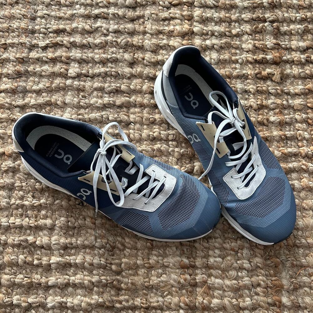 On Running Cloudrift Men’s Navy Blue Gray Running Shoes Size 14 Excellent